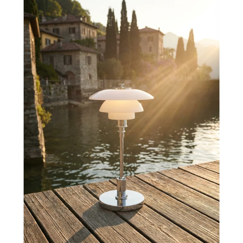 PH 1-1 - PORTABLE LED - CHROME