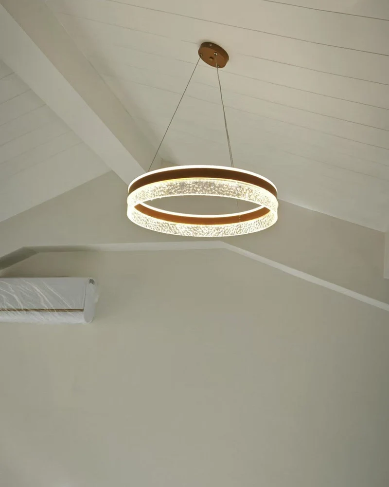 Lustre Design LED en Verre