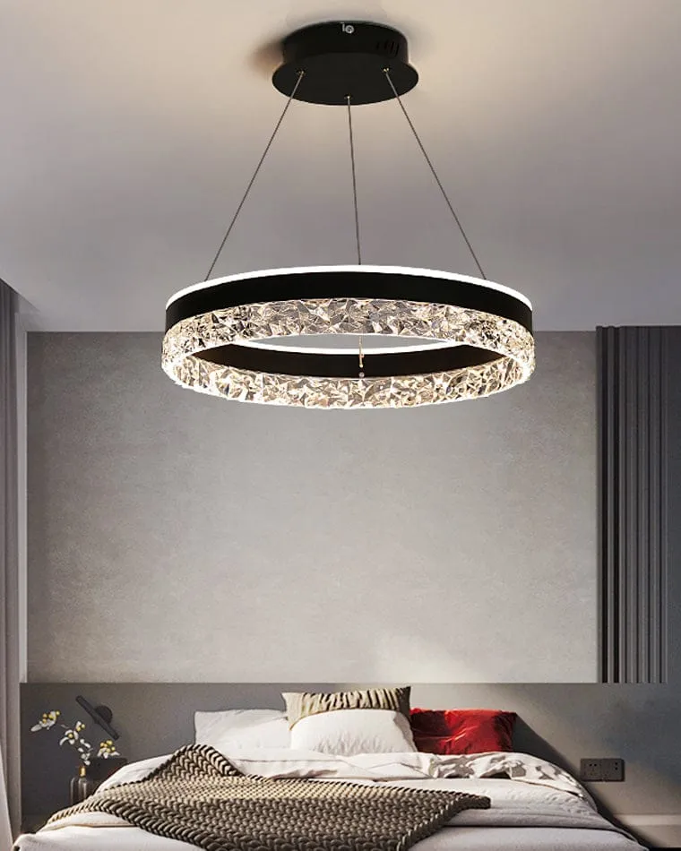 Lustre Design LED en Verre