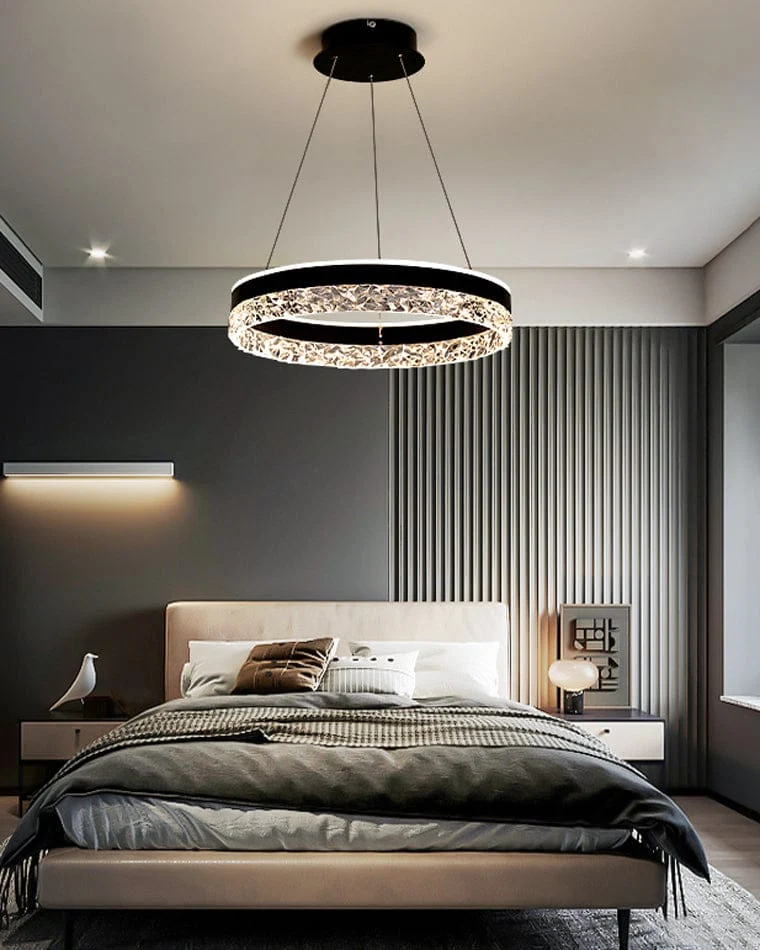 Lustre Design LED en Verre