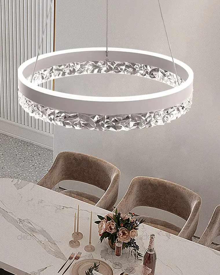 Lustre Design LED en Verre