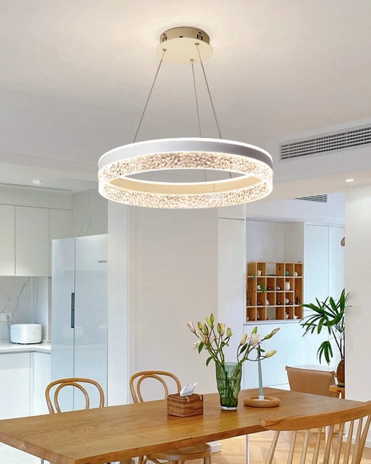 Lustre Design LED en Verre