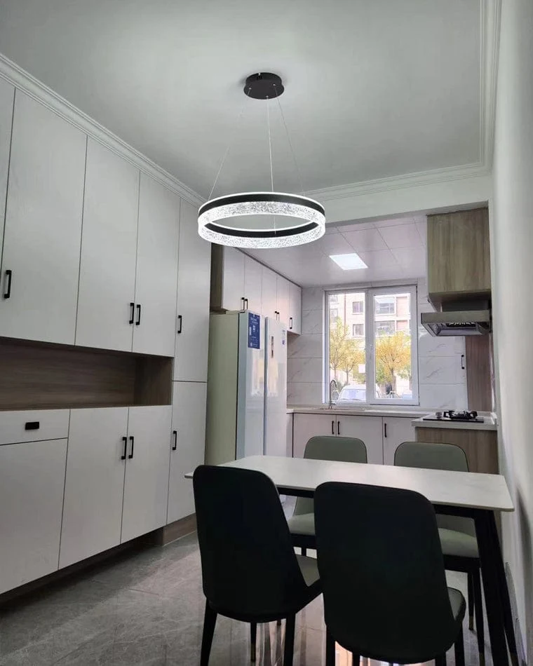 Lustre Design LED en Verre