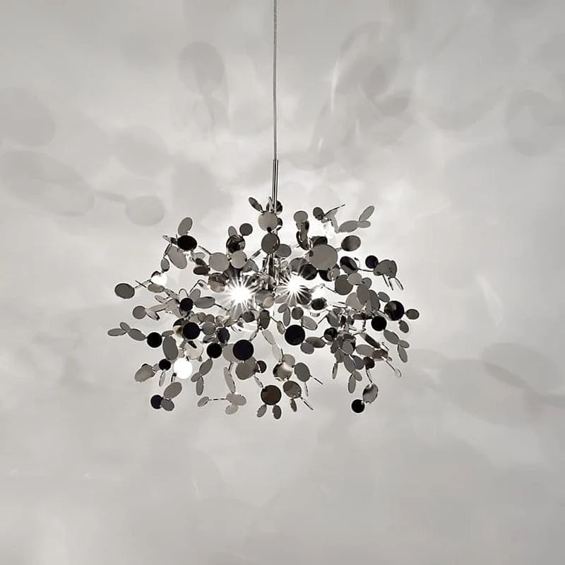 Lustre Suspendu Nuage Doree brillant
