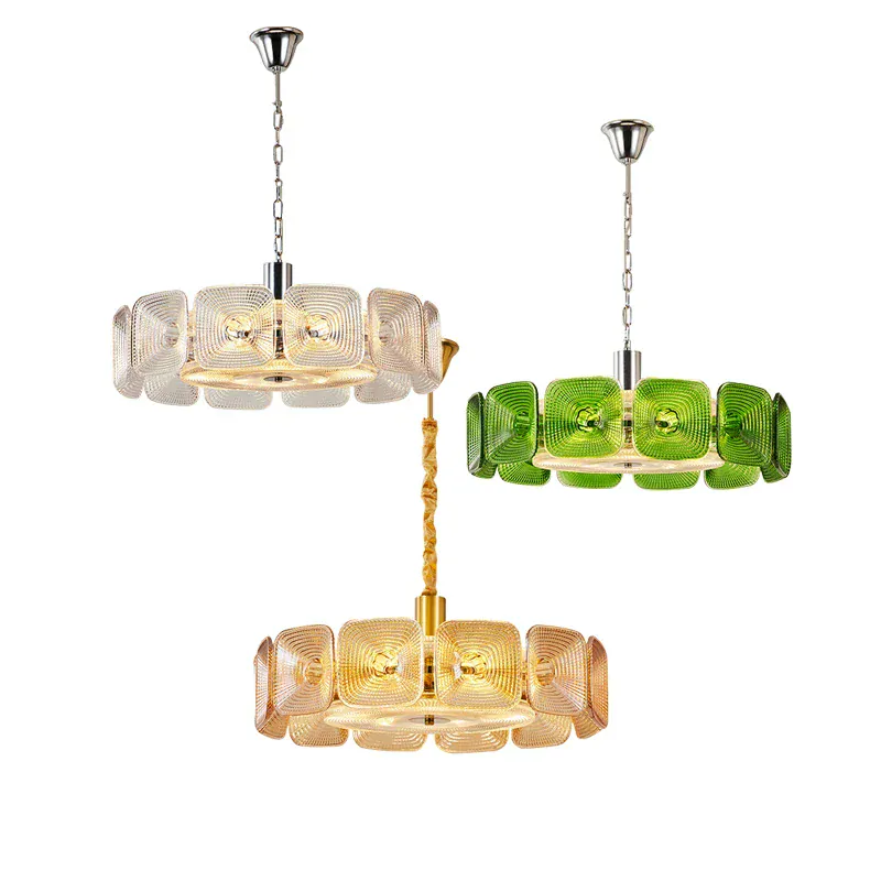 Lustre pour cuisine en verre