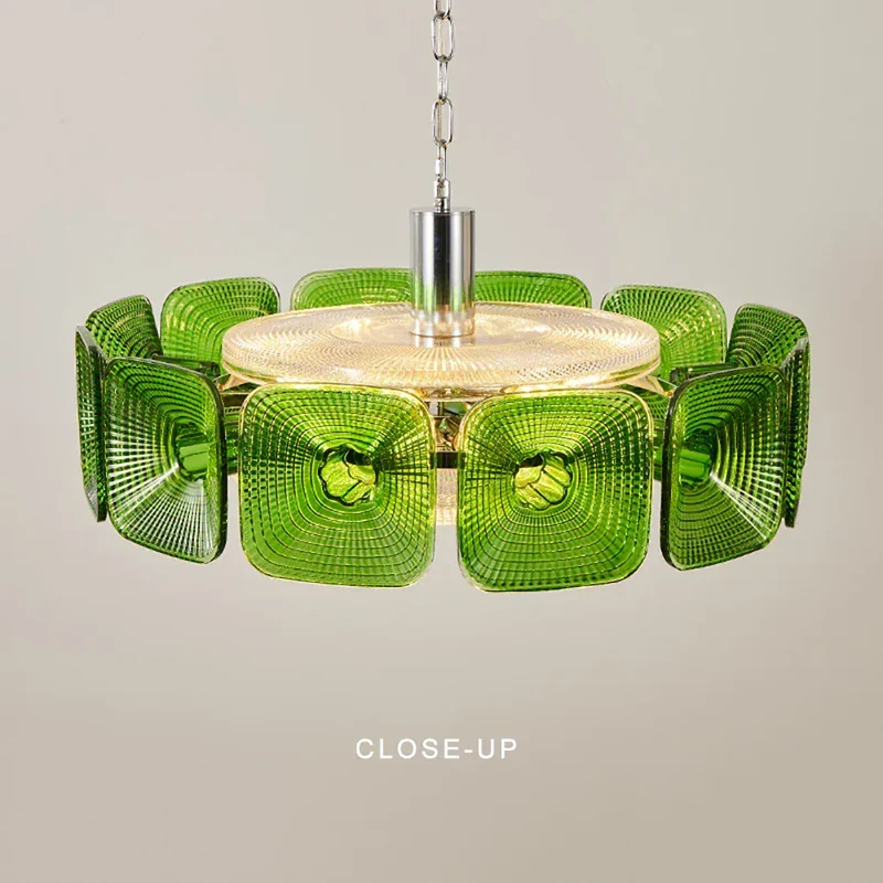 Lustre pour cuisine en verre