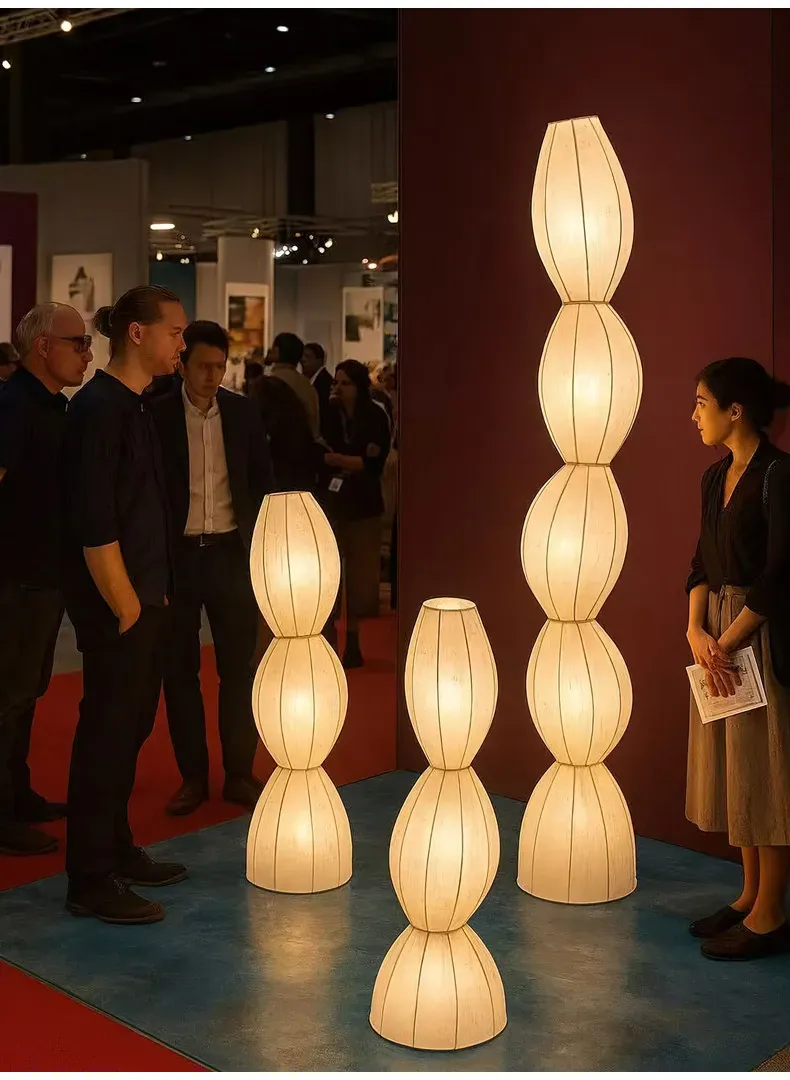 Lampadaire pour salon blanc