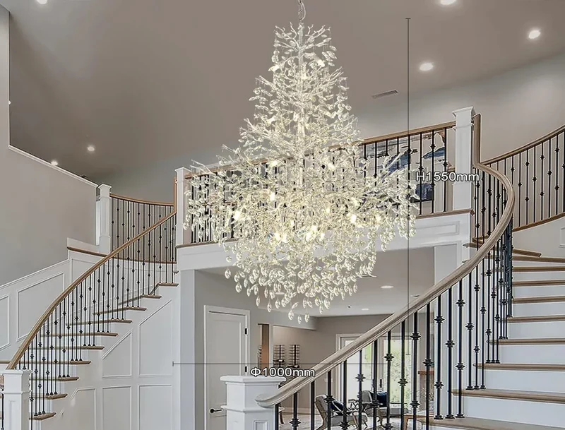 Lustre Design pour Salon et Haut Plafond