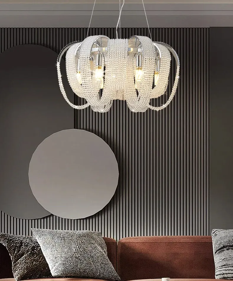 home decorationPendant lights, luxury crystal living room chandelier, bedroom Pendant lamp, ceiling light, indoor lighting