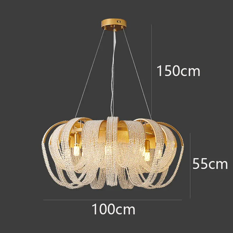 home decorationPendant lights, luxury crystal living room chandelier, bedroom Pendant lamp, ceiling light, indoor lighting