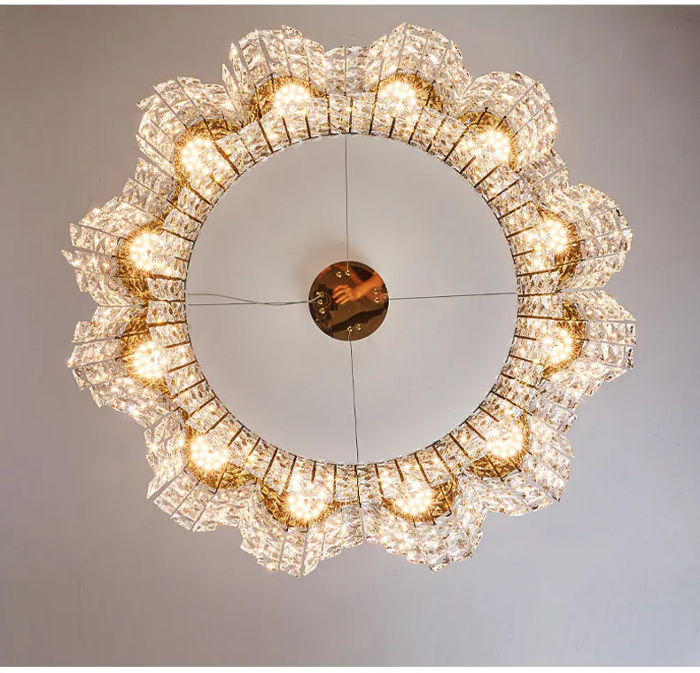 Lustre en verre design italien
