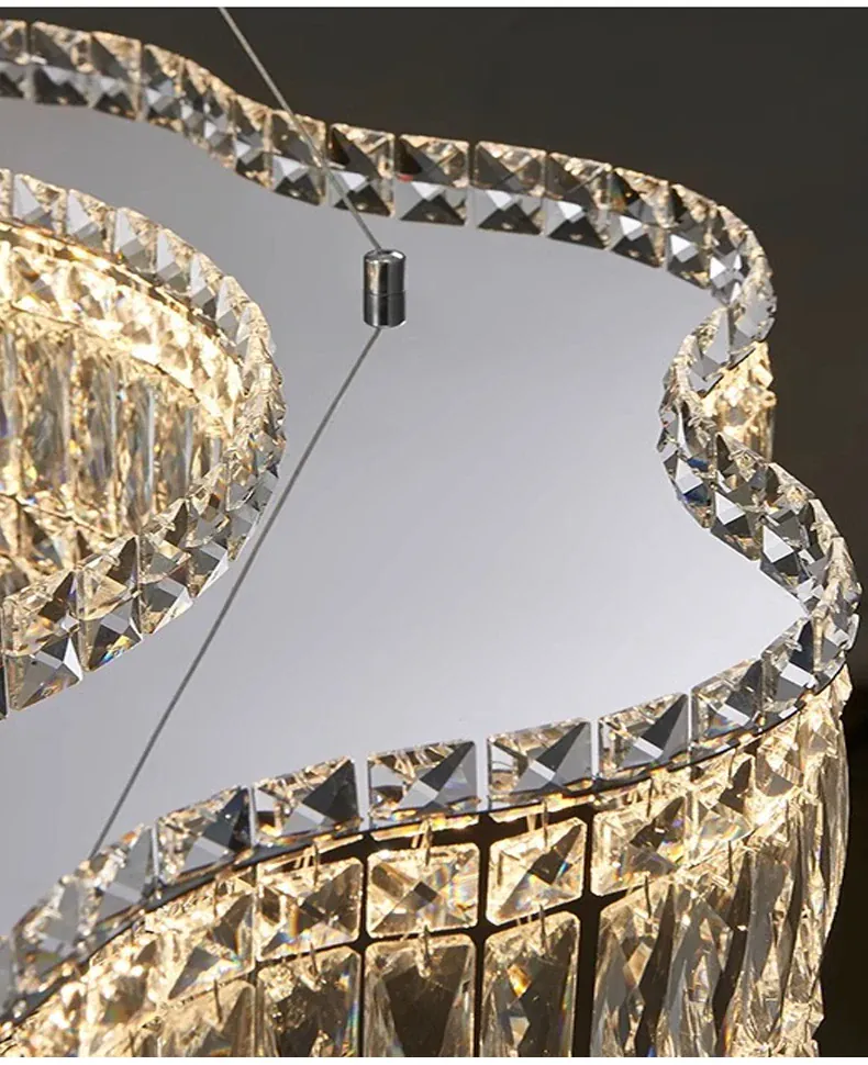 Lustre en verre design italien