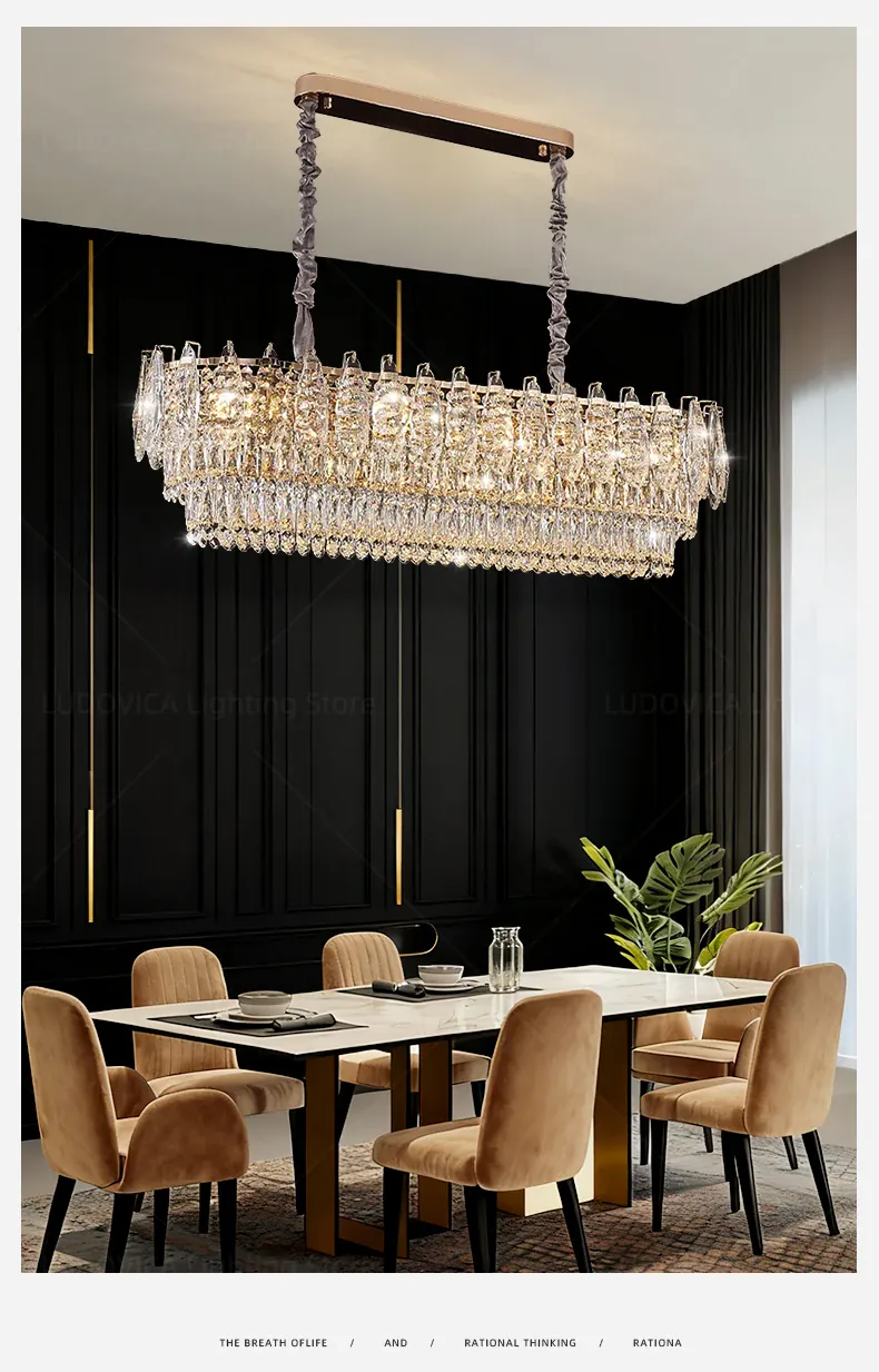 Lustre suspension design en verre