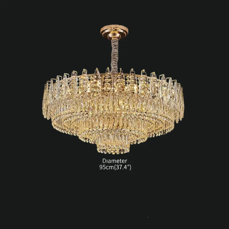Lustre suspension design en verre
