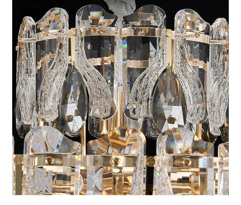 Lustre de luxe en verre haut de gamme