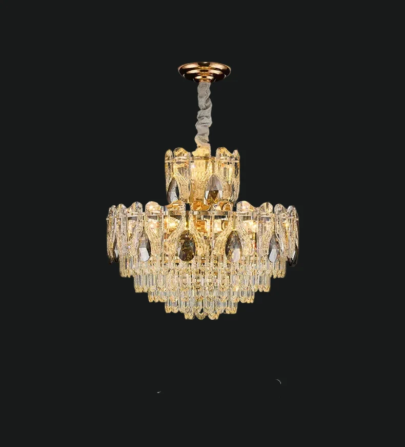 Lustre de luxe en verre haut de gamme