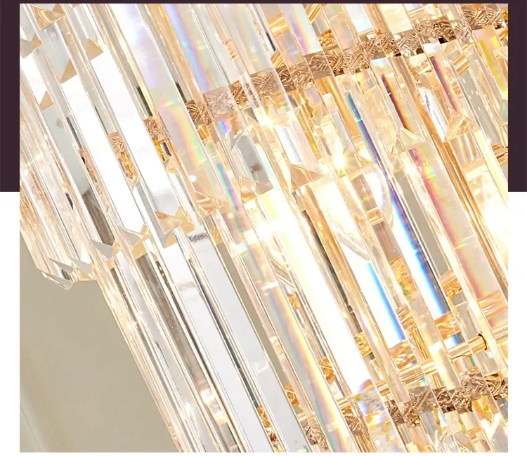 Grand lustre en verre pour hauts plafonds