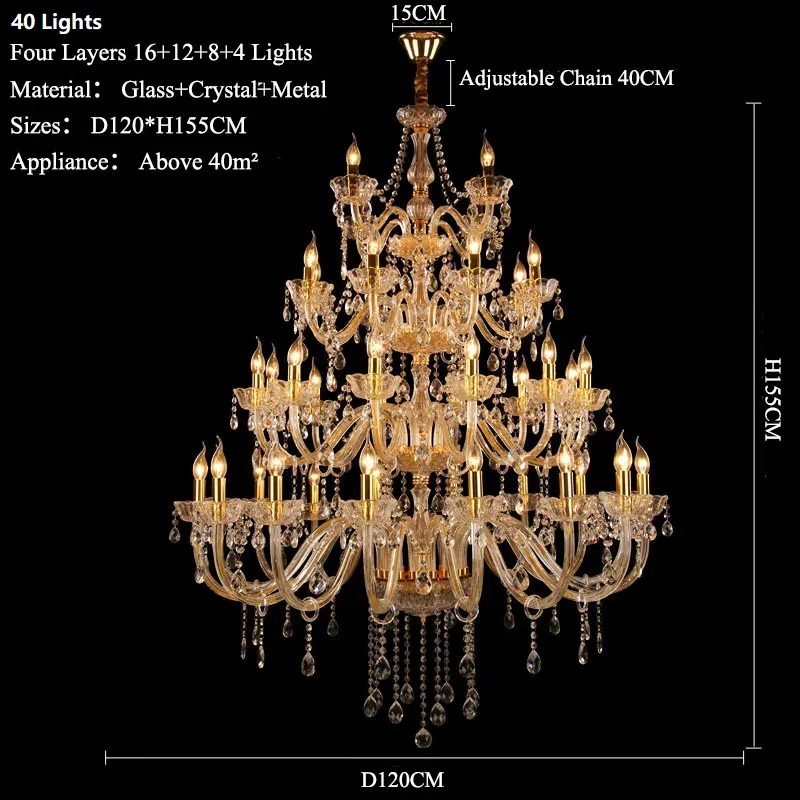 Lustre chandelier années 70