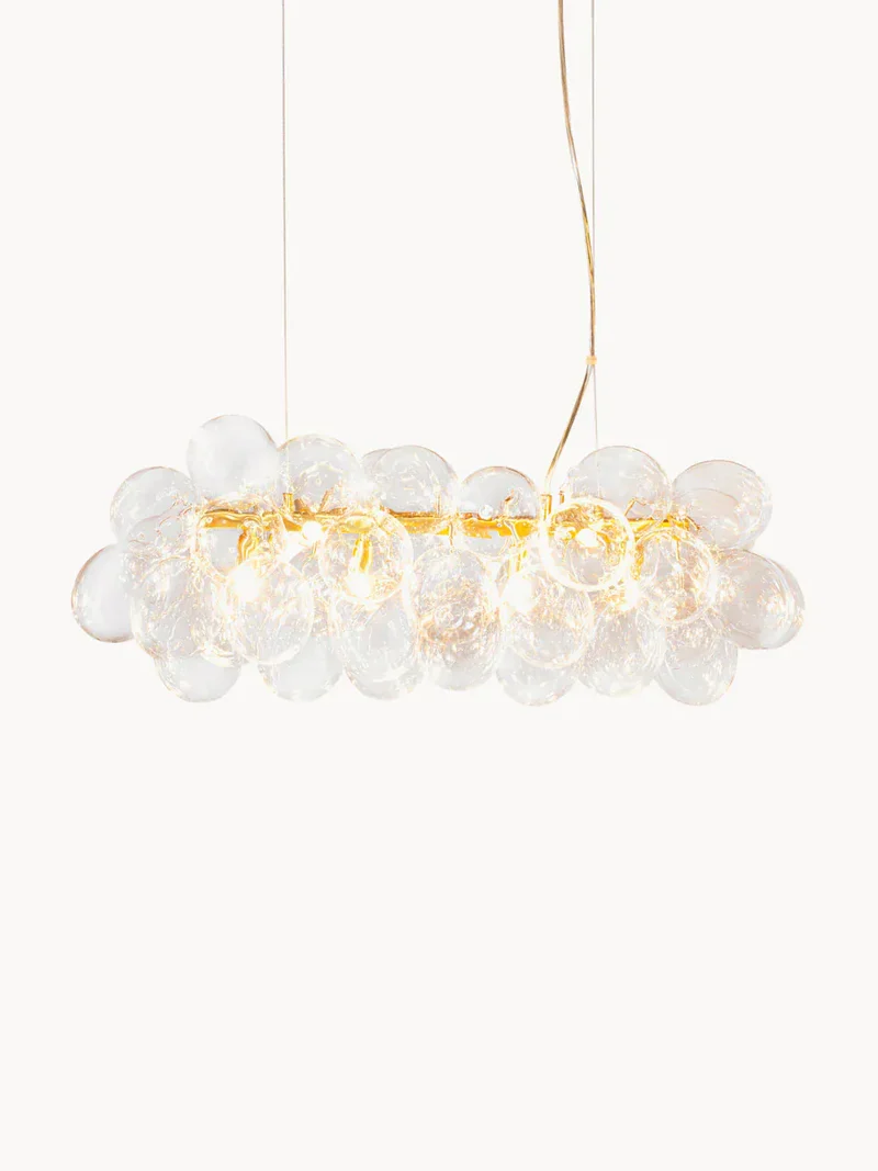 Lustre Salon Bulles Verre