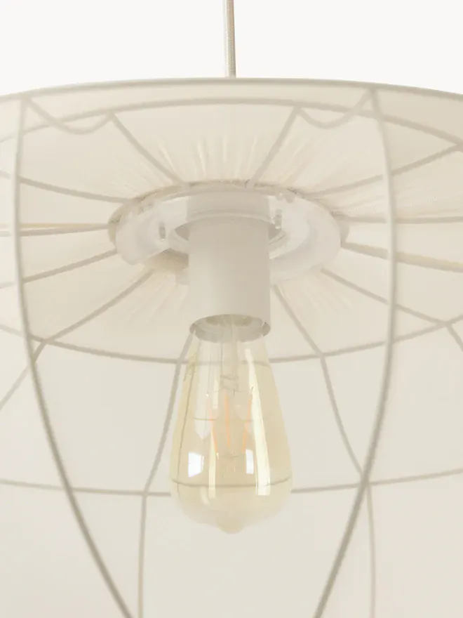 Suspension Tulle Blanche Chambre