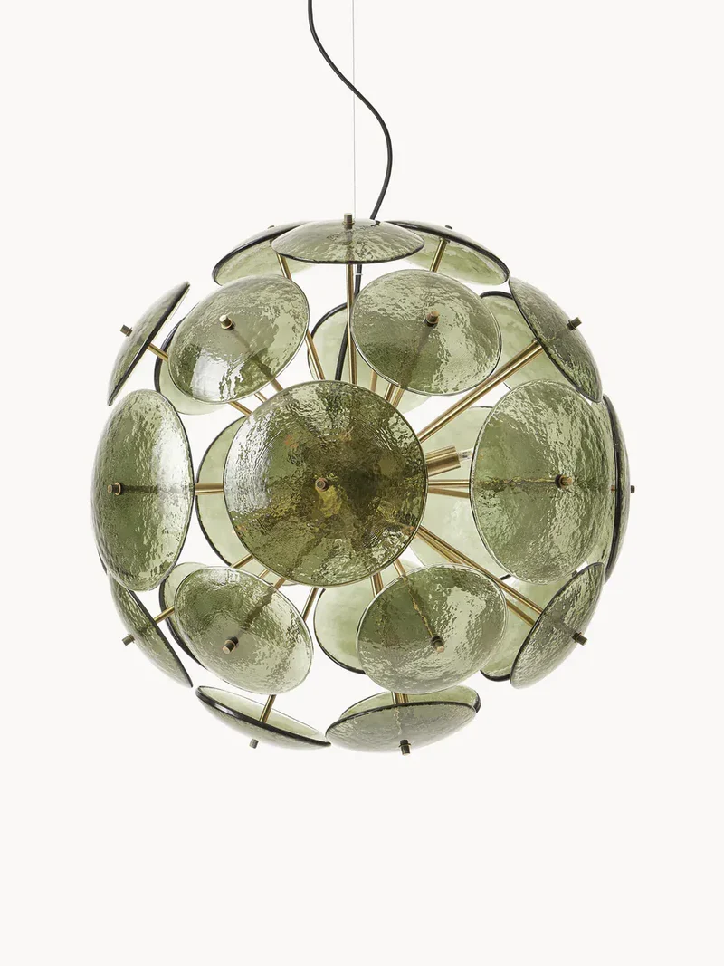 Lustre Verre Vert