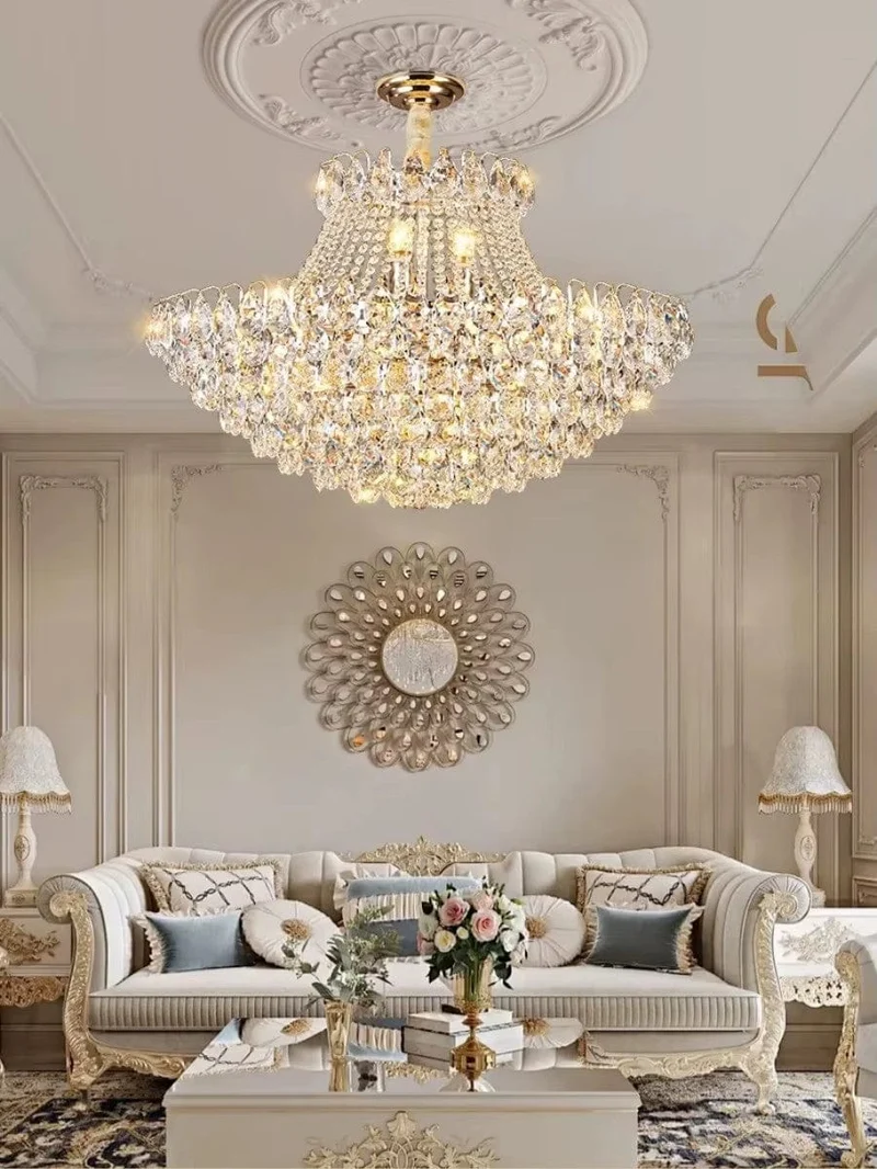 Lustre Luminaire Rond Cristal