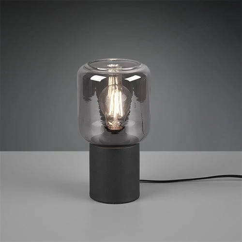 Lampe À Poser Verre Fumé
