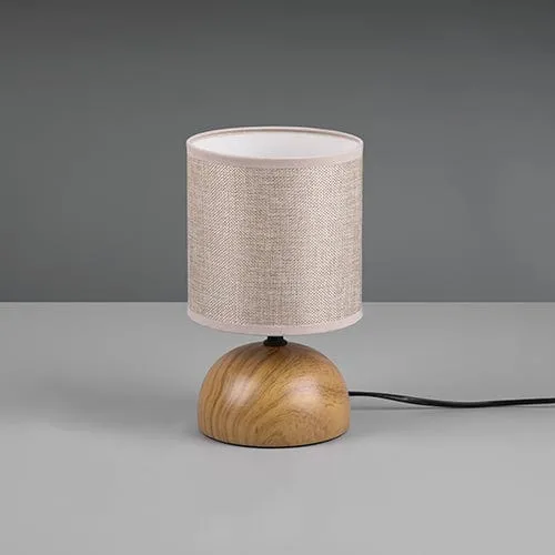 Lampe De Chevet Bois Et Blanc