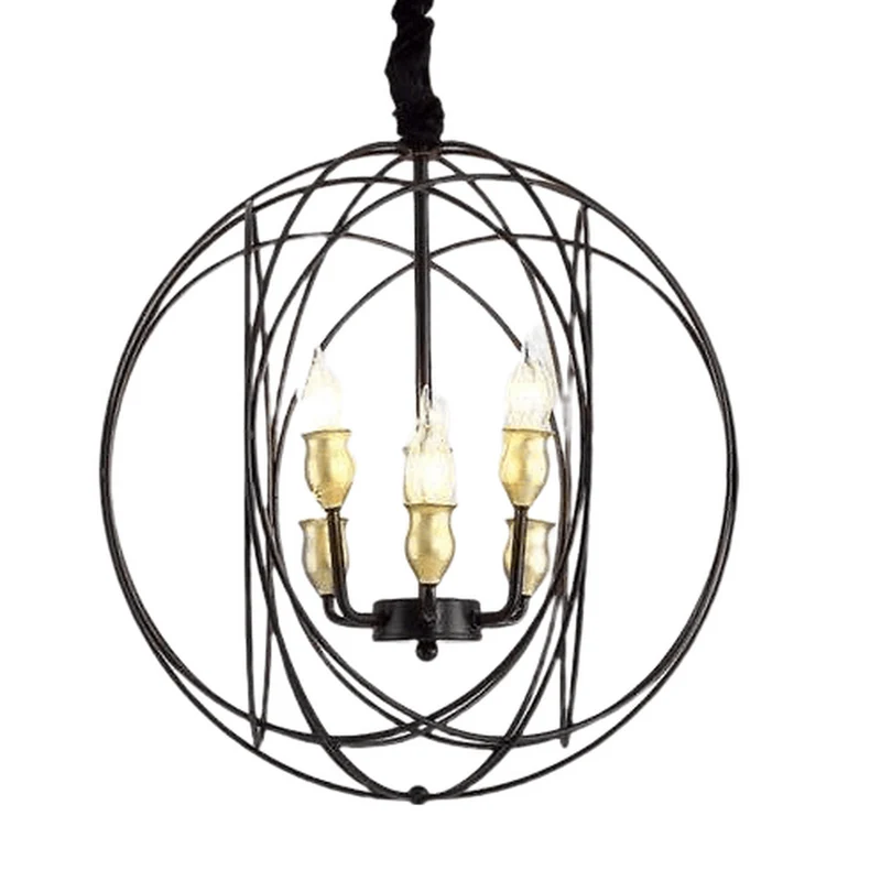 Lustre Plafonnier Industriel
