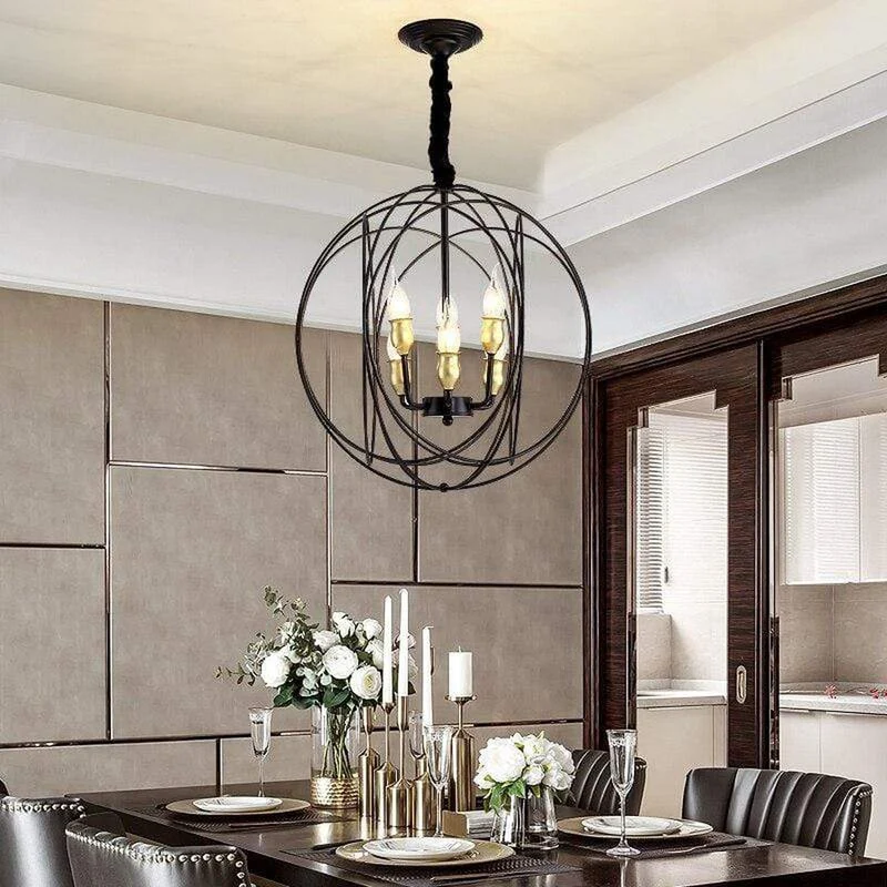 Lustre Plafonnier Industriel