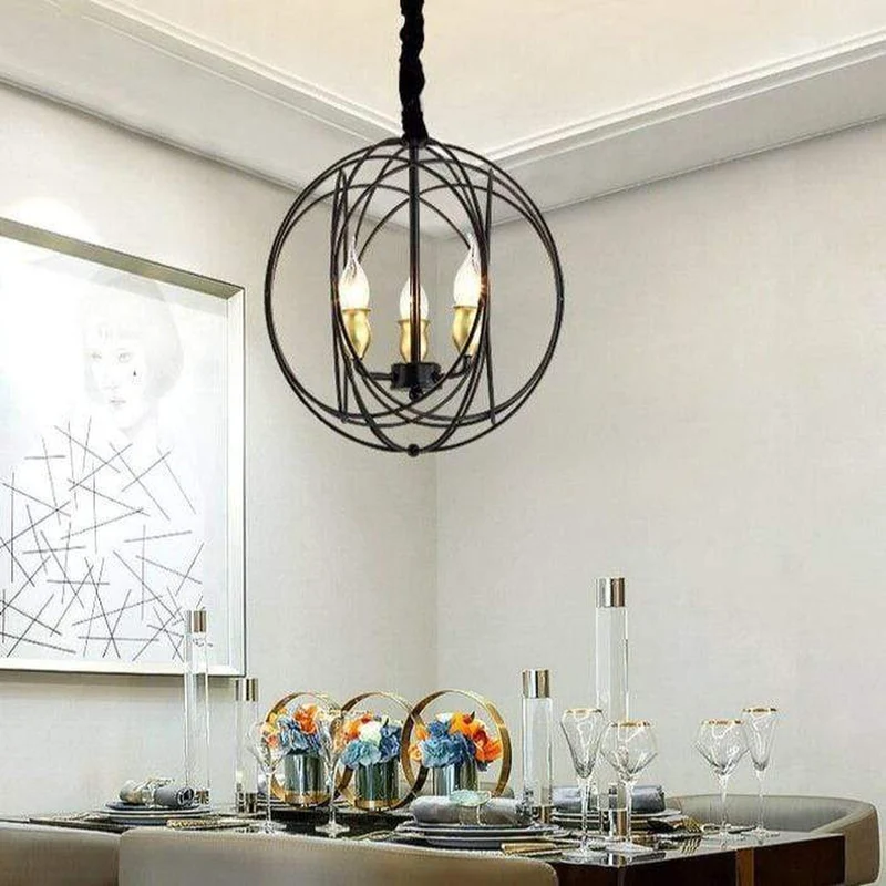 Lustre Plafonnier Industriel