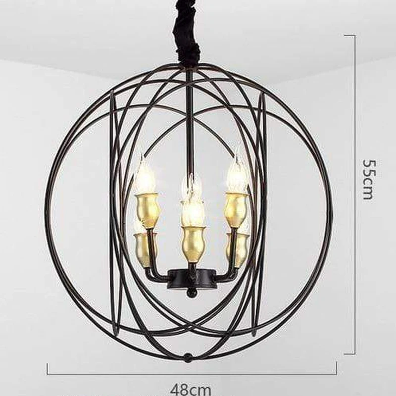 Lustre Plafonnier Industriel