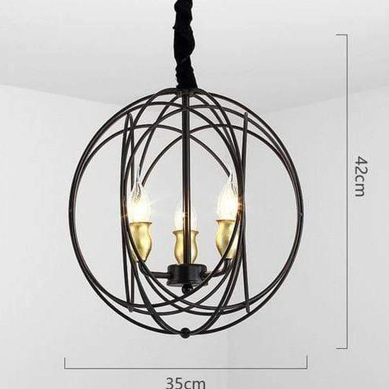 Lustre Plafonnier Industriel