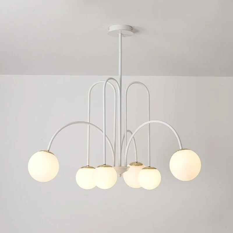 Luminaire Lustre Blanc pour Salon