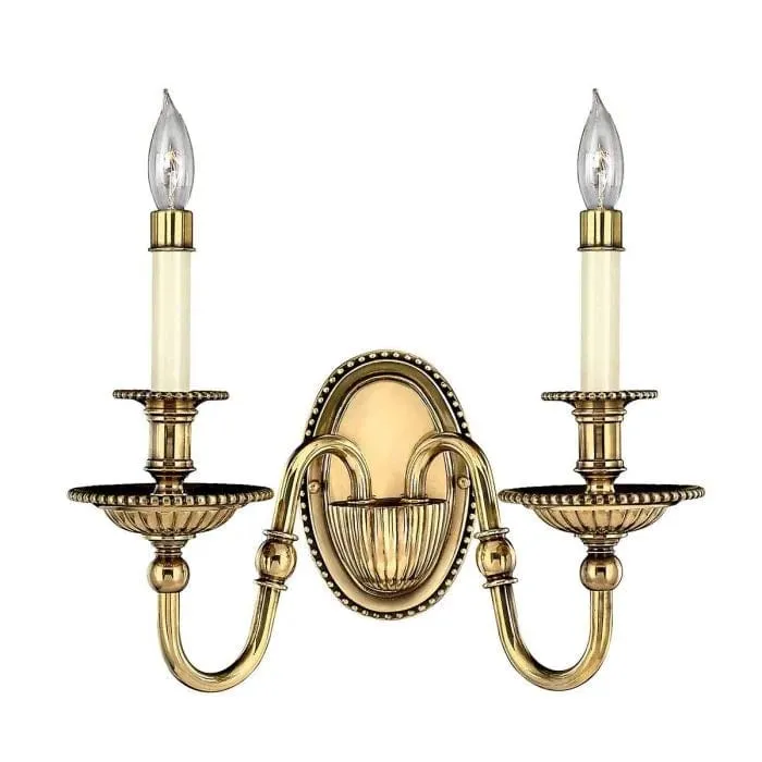 Applique Murale Chandelier Laiton
