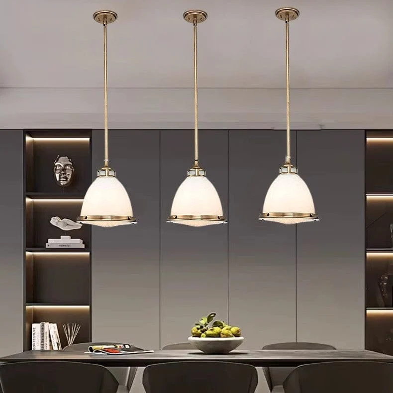 Lampe Suspension Bar Bronze Rétro pour Salon