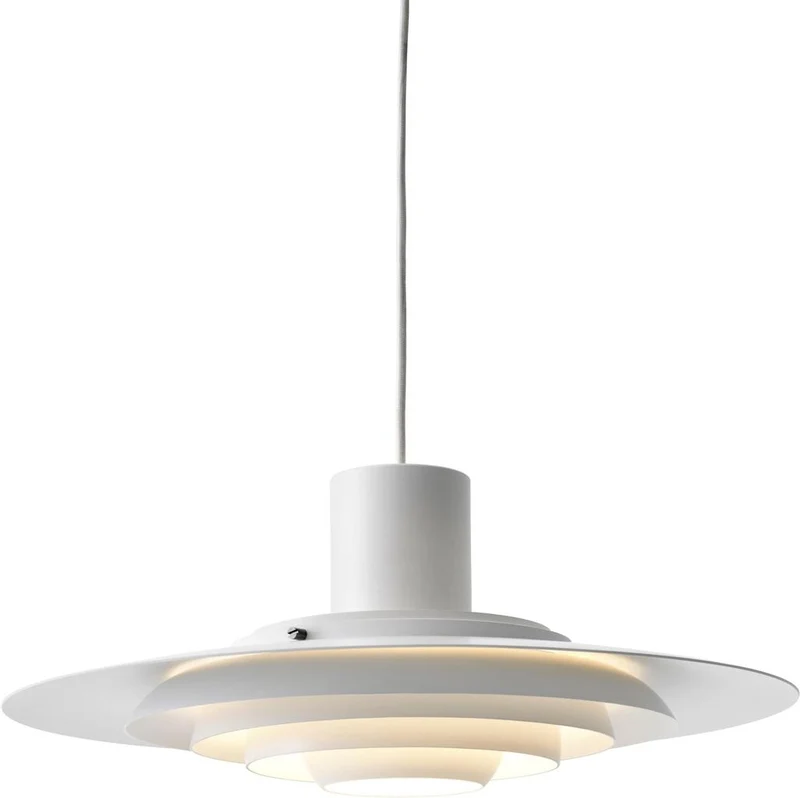 P376 - PENDEL Ø47,5 - MAT HVID