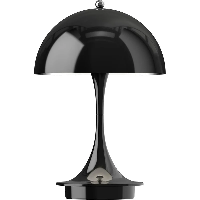 Panthella 160 - Portable V3 Bordlampe - Opaque Sort | Louis Poulsen