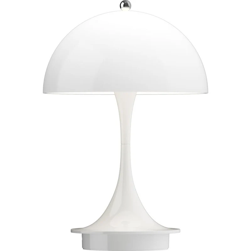 Panthella 160 - Portable V3 Bordlampe - Opal Hvid | Louis Poulsen