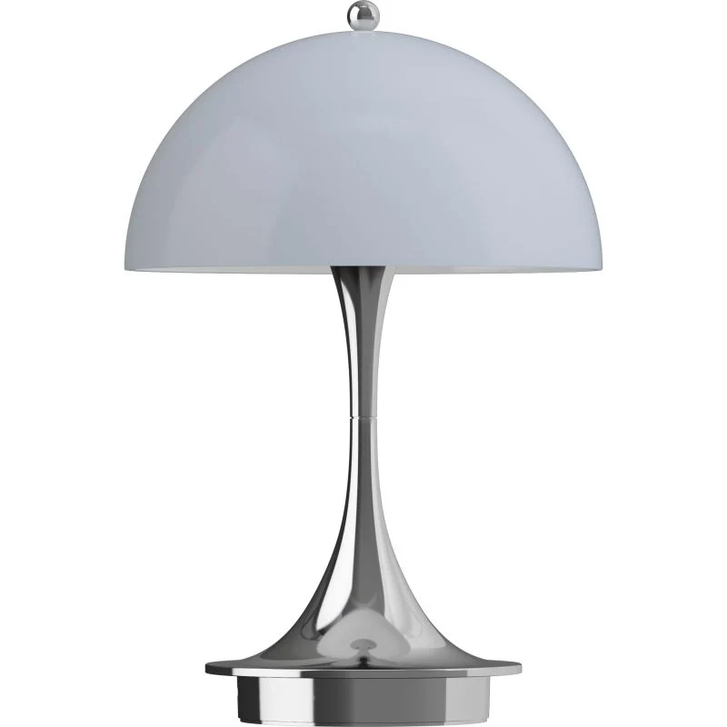 Panthella 160 - Portable V3 Bordlampe - KROM/OPAL GRÅ