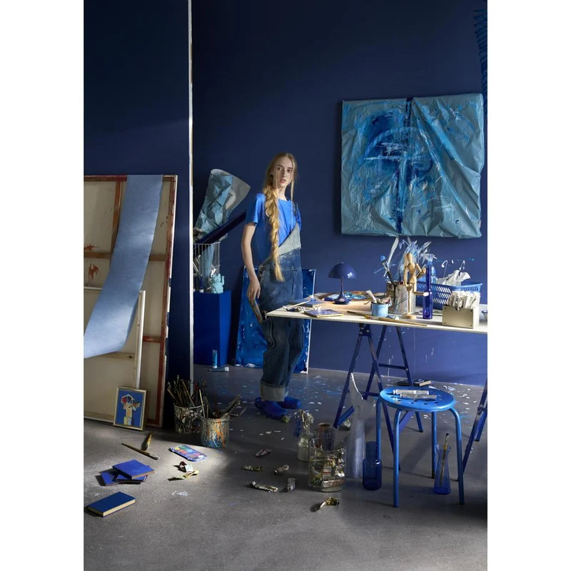 Panthella 160 - Portable V3 Bordlampe - INDIGO BLÅ