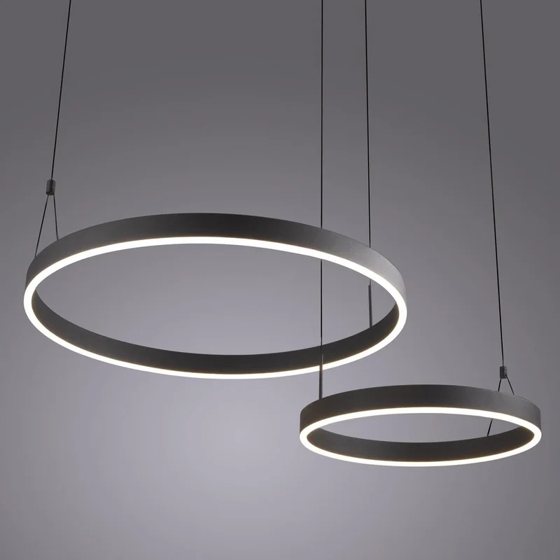 Esko Langbordspendel med 2 LED-Ringe - 90 cm, Dæmpbar & Farvetemperaturjusterbar