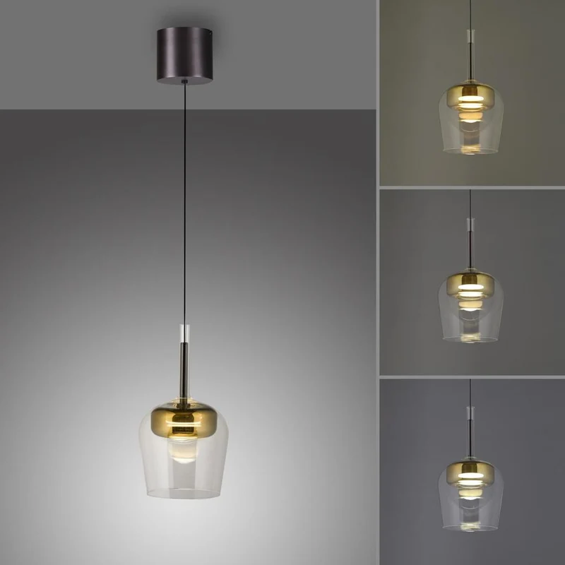 Q-CON GLASPENDEL Ø21 MED COMFORT HEJS GULD