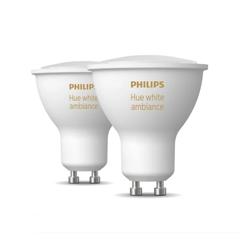 Philips Hue White Ambiance GU10 - 2-pak smart spots (2200–6500 K)