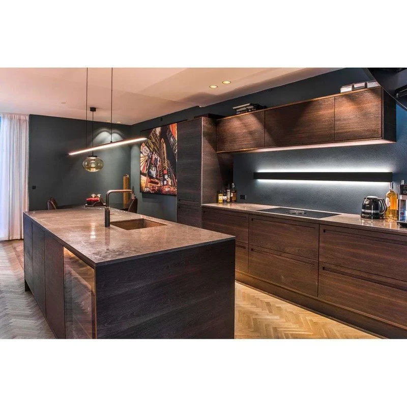 SLIM LANGBORDSPENDEL L120 SORT LED