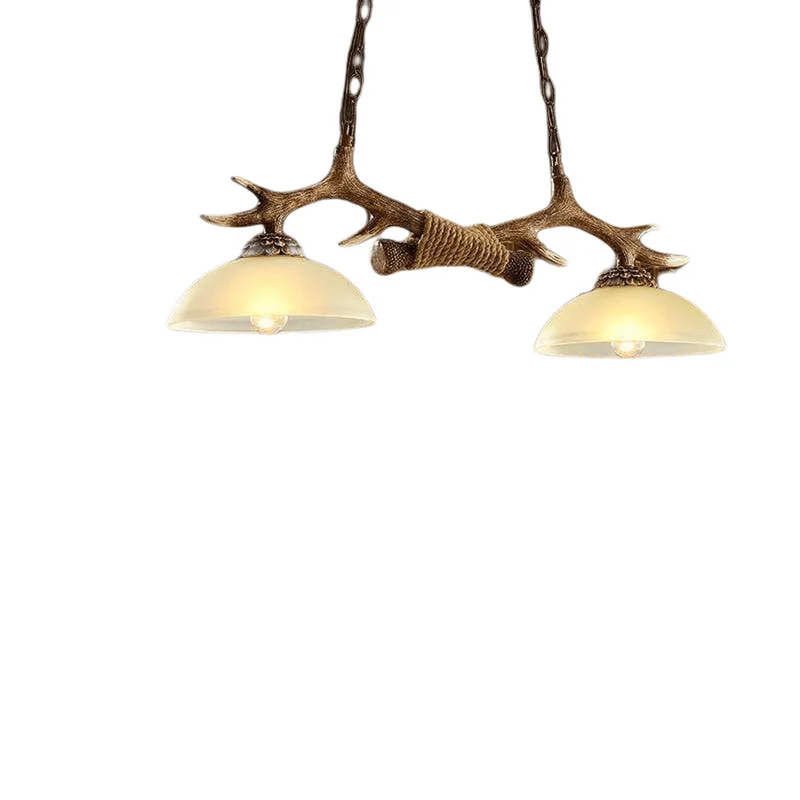 Lustre Bois Et Acier
