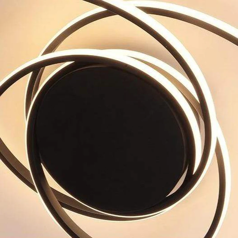 Lustre Noir Moderne