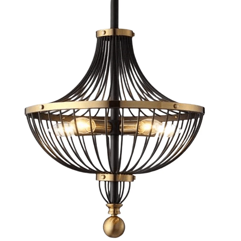 Lustre Fer Noir