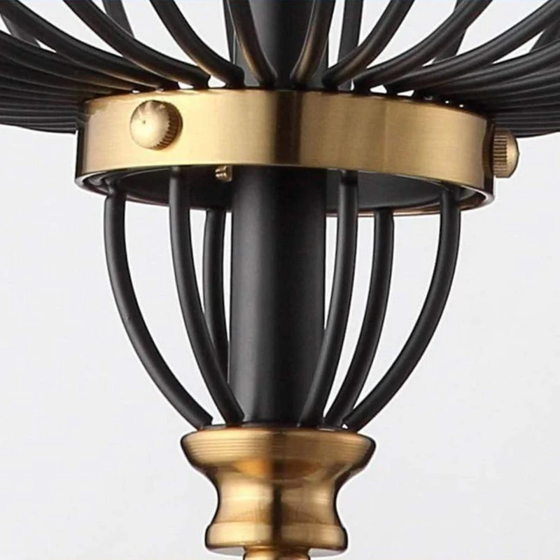 Lustre Fer Noir