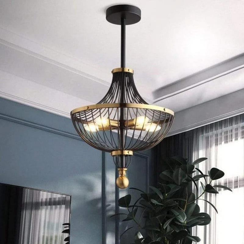 Lustre Fer Noir